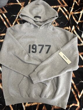 Fear of God Essentials 1977 Hoodie Gray
